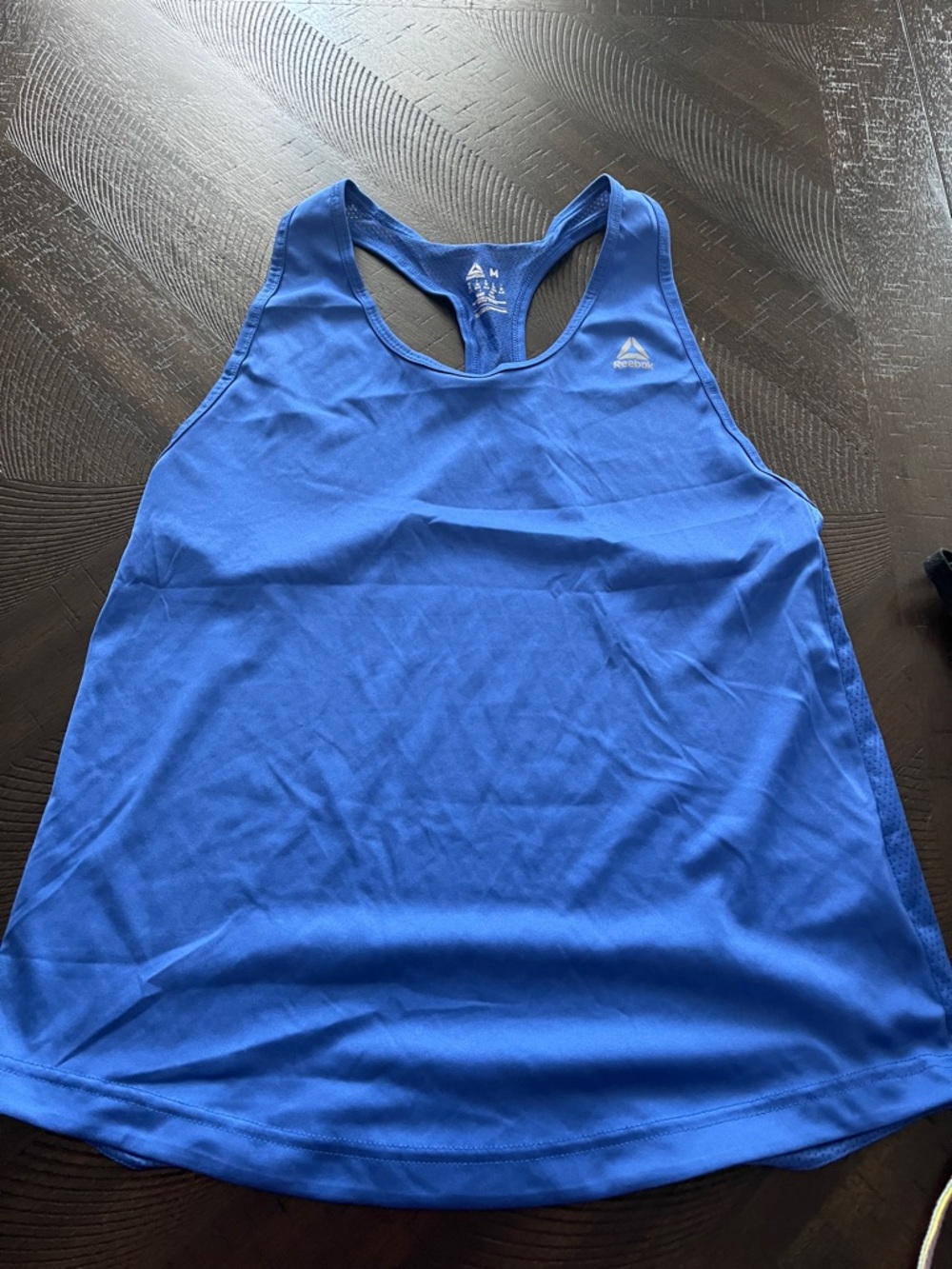 Reebok Blue Racerback Tank Top